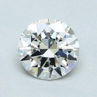 1.0 Carat Round H VVS1 EX GIA Natural Diamond