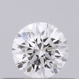 0.27 Carat Round F VS1 EX GIA Natural Diamond