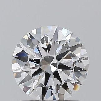 0.95 Carat Round D SI1 EX GIA Natural Diamond