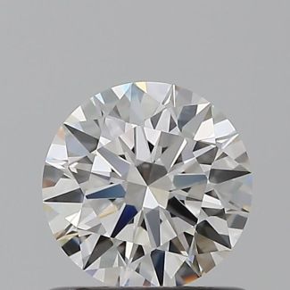 0.72 Carat Round H VVS2 EX GIA Natural Diamond