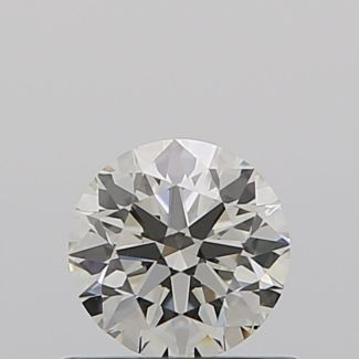 0.50 Carat Round K SI1 EX GIA Natural Diamond