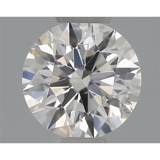 0.31 Carat Round G SI2 EX GIA Natural Diamond