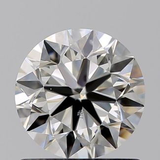 0.90 Carat Round I SI1 VG EX GIA Natural Diamond