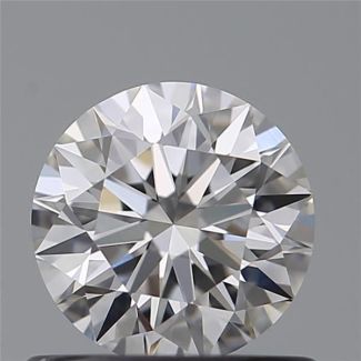 0.66 Carat Round G VVS2 EX GIA Natural Diamond