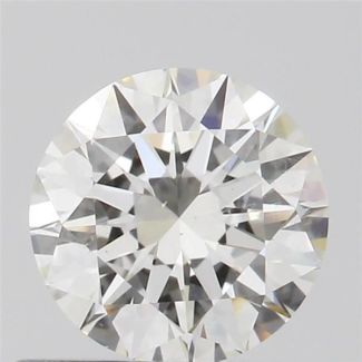 0.51 Carat Round H SI1 EX GIA Natural Diamond