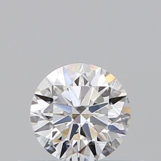 0.37 Carat Round D VVS1 EX VG GIA Natural Diamond