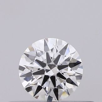 0.23 Carat Round F VVS2 EX GIA Natural Diamond