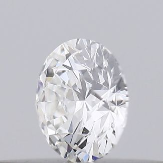 0.18 Carat Round F VVS2 EX GIA Natural Diamond