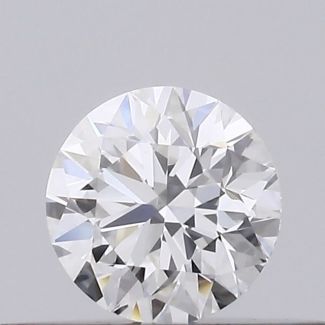 0.22 Carat Round F VS1 EX GIA Natural Diamond