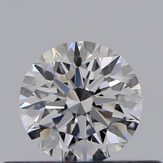 0.30 Carat Round E VVS2 EX GIA Natural Diamond