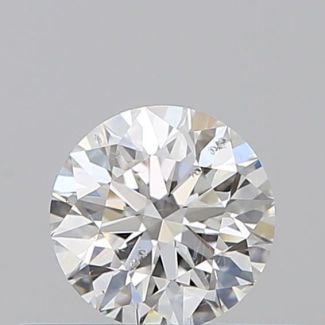 0.35 Carat Round E SI2 EX GIA Natural Diamond