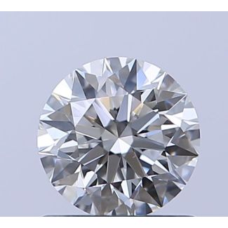 0.72 Carat Round G VVS2 EX GIA Natural Diamond