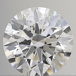 0.40 Carat Round E SI2 EX GIA Natural Diamond