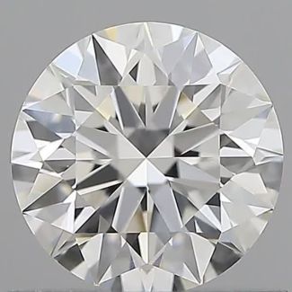 0.70 Carat Round G VVS2 EX GIA Natural Diamond