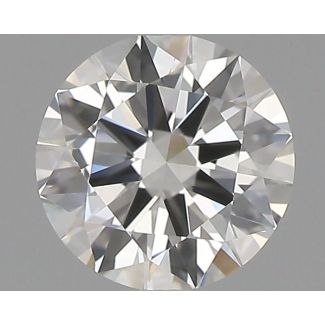 0.46 Carat Round H VVS1 EX GIA Natural Diamond