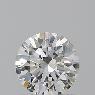 0.53 Carat Round F IF EX IGI Natural Diamond