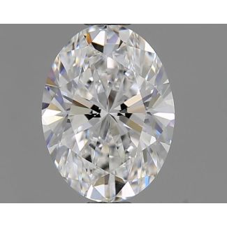 0.80 Carat Oval E VVS2 - EX VG GIA Natural Diamond