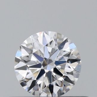 0.31 Carat Round D VVS2 EX GIA Natural Diamond