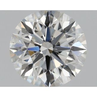 1.0 Carat Round F SI1 EX GIA Natural Diamond