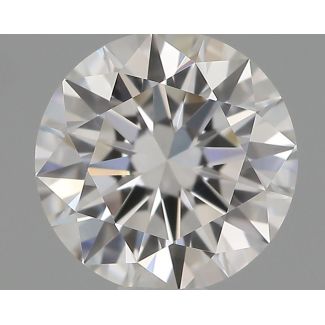 0.56 Carat Round F VVS1 EX GIA Natural Diamond