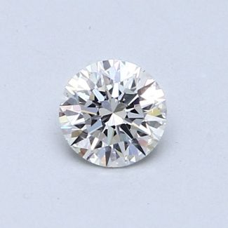 0.49 Carat Round F VS2 VG EX GIA Natural Diamond