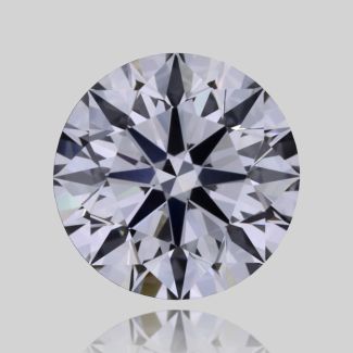 0.53 Carat Round E VVS1 EX GIA Natural Diamond