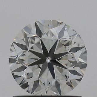 1.00 Carat Round H SI1 VG GIA Natural Diamond