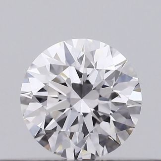 0.23 Carat Round E VVS2 EX GIA Natural Diamond