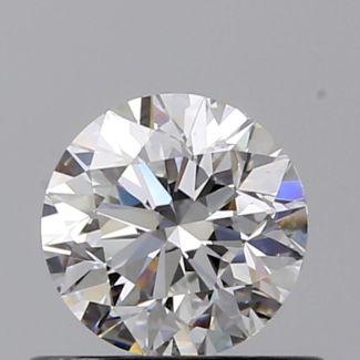 0.50 Carat Round E VS2 VG EX GIA Natural Diamond