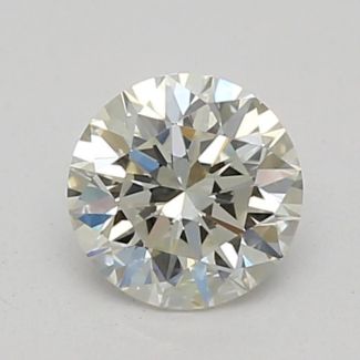 0.30 Carat Round I VVS1 VG EX GIA Natural Diamond