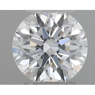 0.21 Carat Round F VVS2 EX GIA Natural Diamond