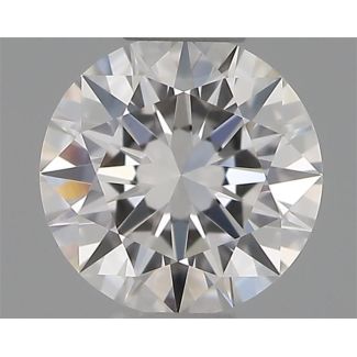 0.30 Carat Round F VVS1 EX GIA Natural Diamond