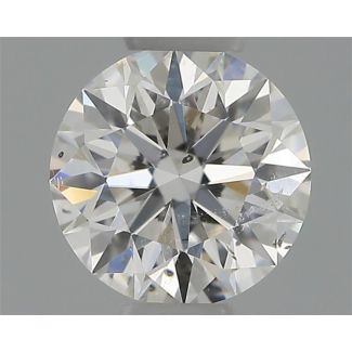 0.31 Carat Round G SI2 EX GIA Natural Diamond