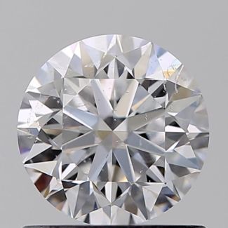 0.81 Carat Round D SI2 VG EX GIA Natural Diamond