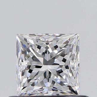 0.50 Carat Princess F VVS1 - EX VG GIA Natural Diamond