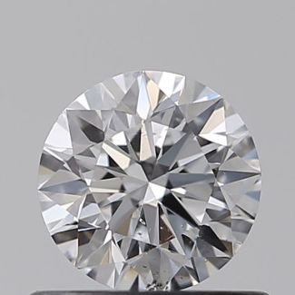 0.51 Carat Round D SI1 EX GIA Natural Diamond