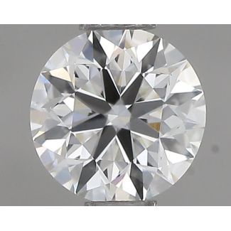 0.50 Carat Round H VS1 EX VG GIA Natural Diamond