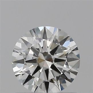 0.60 Carat Round H SI1 EX VG GIA Natural Diamond