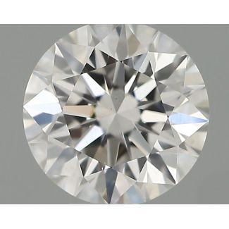 0.33 Carat Round G SI1 EX GIA Natural Diamond