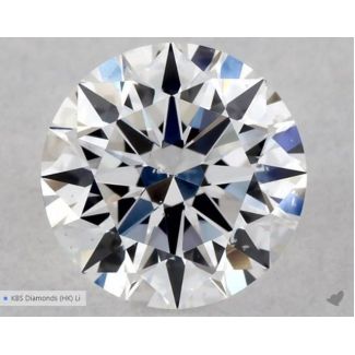 0.43 Carat Round D SI1 EX GIA Natural Diamond