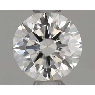 0.4 Carat Round I VVS1 EX GIA Natural Diamond