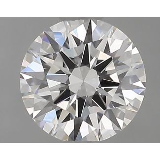 0.54 Carat Round E VVS2 EX IGI Natural Diamond