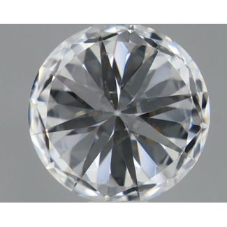 0.35 Carat Round F SI1 EX GIA Natural Diamond