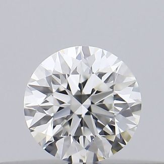 0.18 Carat Round G VVS2 EX GIA Natural Diamond