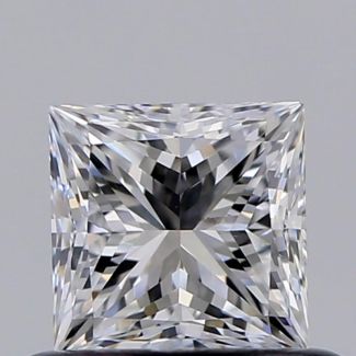 0.50 Carat Princess D SI1 - EX VG GIA Natural Diamond