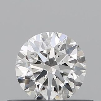 0.36 Carat Round H VS1 EX GIA Natural Diamond