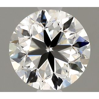 0.5 Carat Round H VS2 VG EX GIA Natural Diamond