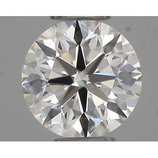 0.36 Carat Round H VS1 EX IGI Natural Diamond