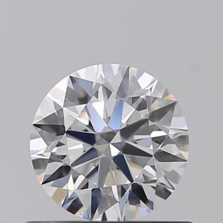 0.53 Carat Round D VS1 EX GIA Natural Diamond