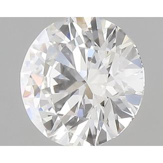 0.46 Carat Round F VS1 EX GIA Natural Diamond